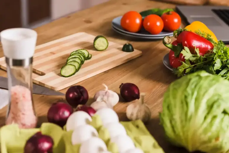 fresh garden vegetables storage kitchen