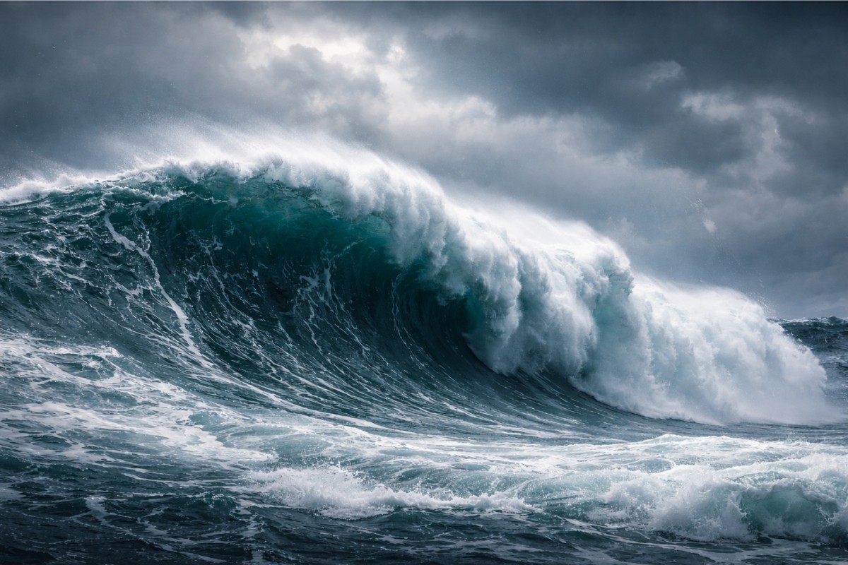 Revolutionaire Technologie: Detectie van 35 Meter Hoge Golven in de Stille Oceaan!