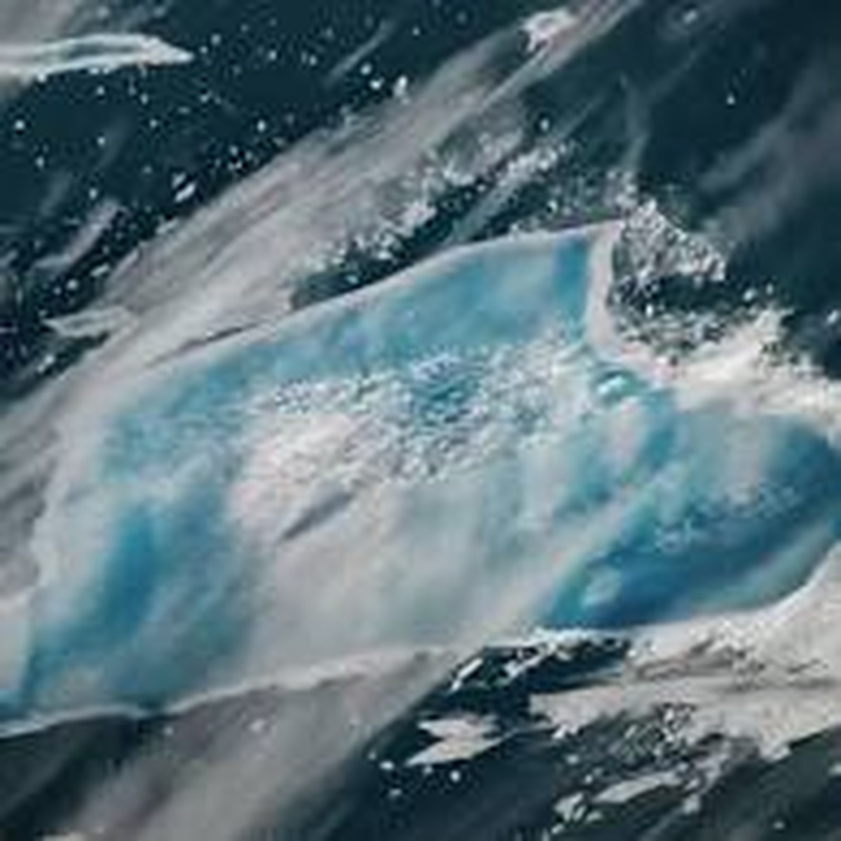 Ontdek het Verbazingwekkende Fenomeen van een IJsschots als Een Reusachtige Zwembad!